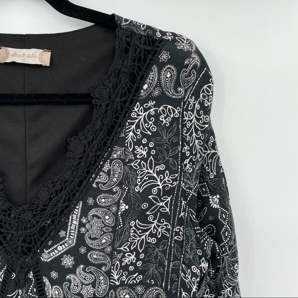 Altar'd State Black & white Patchwork Print Dress - Picture 5 of 12